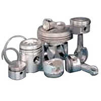 Tractor Piston Ring - Color: Silver
