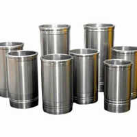 Tractor Liner Piston - Color: Metallic Silver