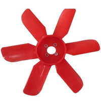 Tractor Radiator Fan - Color: Red