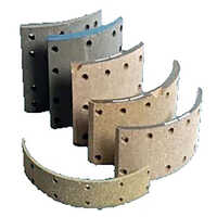 Tractor Brake Linings - Color: Beige/black
