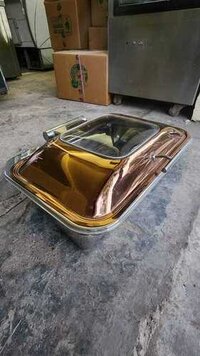 Second Hand Stainless Steel Chafing Dish - Color: Silver