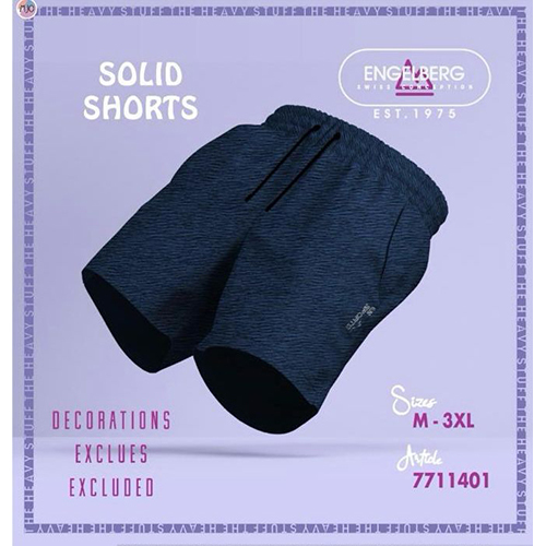 Mens Solid Shorts