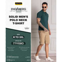 Mens Polo T-Shirt Solid