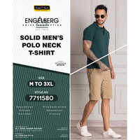 Mens Solid Polo T-Shirt