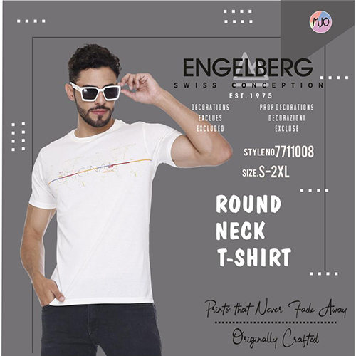 Round Neck Casual T-Shirt