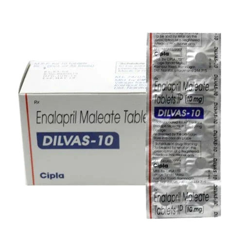 10 Mg Enalapril Maleate Tablets General Medicines