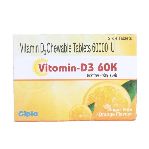 Vitamin D3 Chewable Tablets 60000 IU