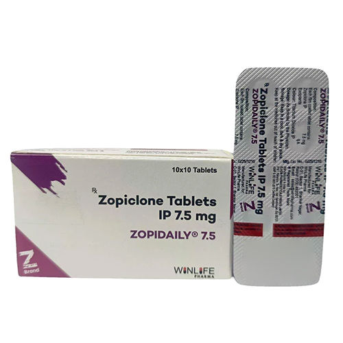 7.5 Mg Zopiclone Tablets Ip General Medicines