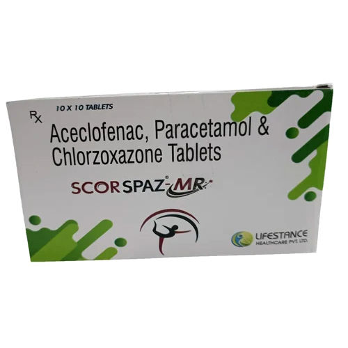 Aceclofenac Paracetamol And Chlorzoxazone Tablets General Medicines