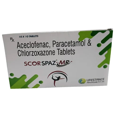 Aceclofenac Paracetamol And Chlorzoxazone Tablets