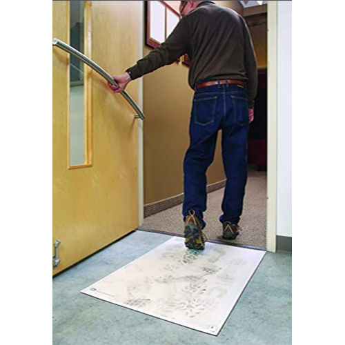 Plain White Anti Microbial Sticky Floor Mats