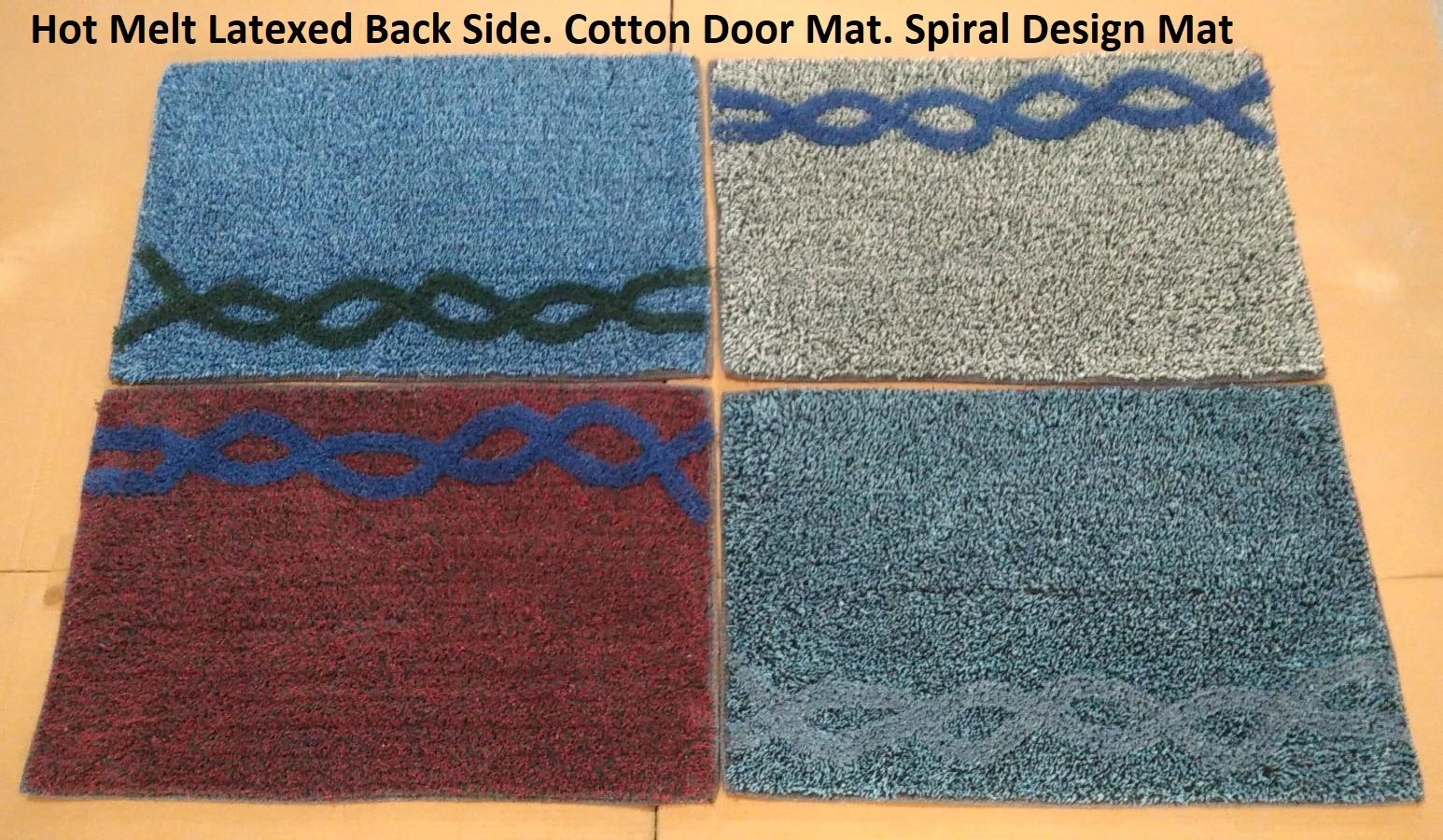 Cotton Spiral Door Mats