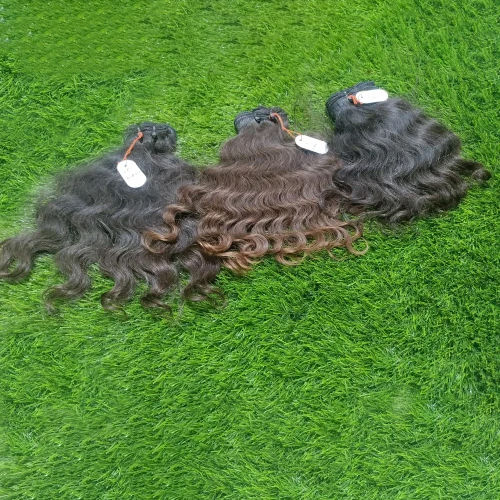 Black Virgin Indian Curly Hair Extensions