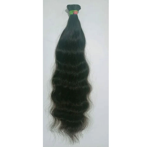 Black Permanent Double Drawn Hair Extension