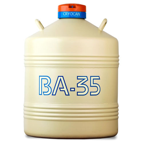 Ba-35 Liquid Nitrogen Container - Color: As Per Requirement