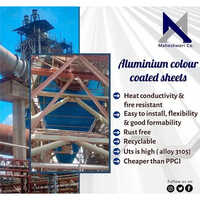 Aluminium Colour Coated Sheets - Color: Blue
