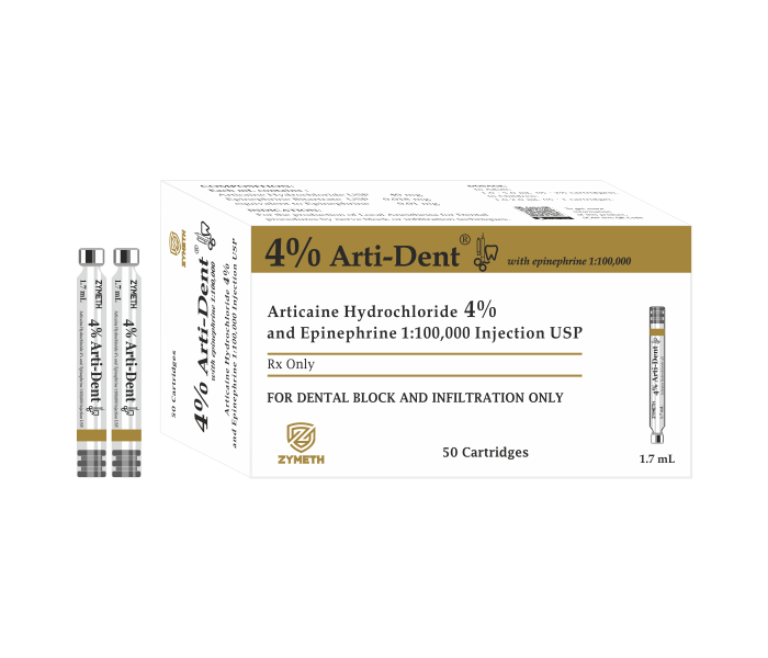 4% Articaine Hydrochloride 4% And Epinephrine Injection - Physical Form: Liquid