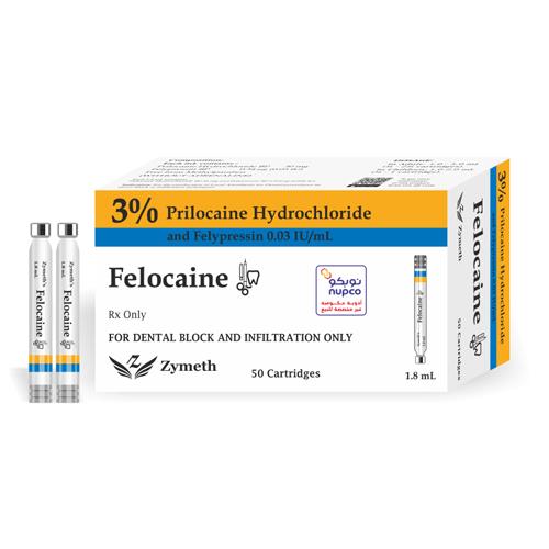 1.8ml 3% Prilocaine Hydrochloride And Felypressin