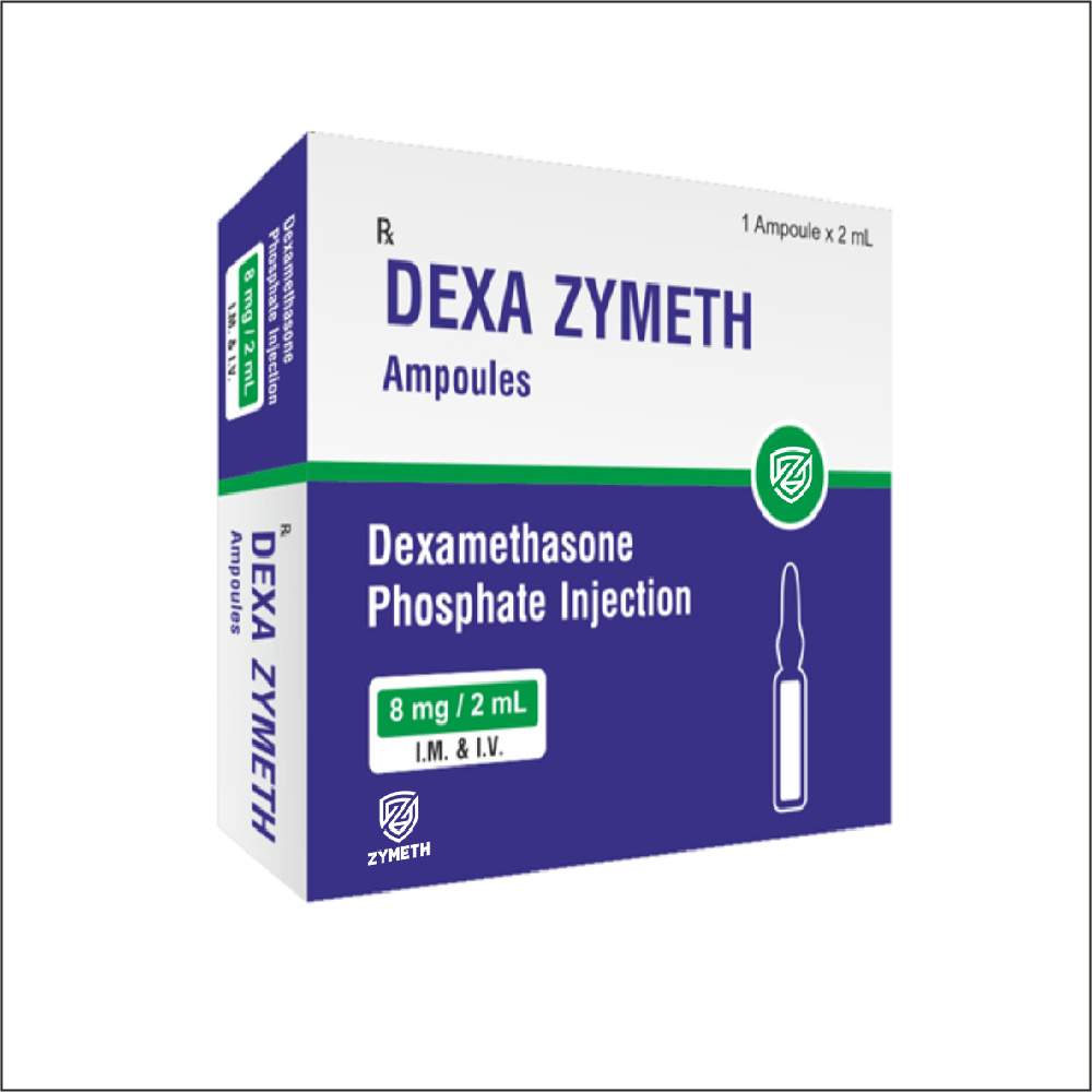 8mg Dexamethasone Phosphate Injection - Color: White