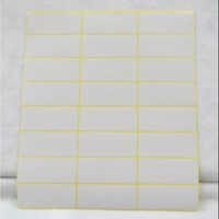 Plain Sticker - Paper Material, Customizable Shapes | White Pressure Sensitive Adhesive