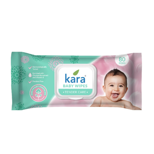 Kara Baby Wipes 80 pulls