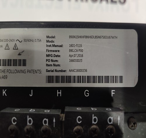 GE MULTILIN B90N15HKHF8NH6DL8SN67S67DU67W7H BUS DIFFERENTIAL SYSTEM