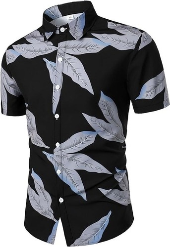 Men Leaf Print Shirt