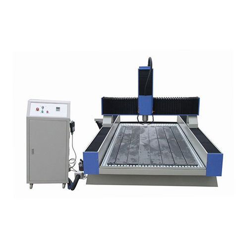 Black Automatic Cnc Stone Router Machine