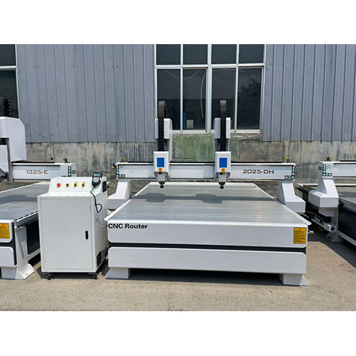 Double Head Cnc Router Machine - Material: Metal