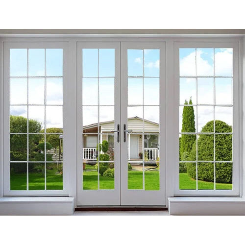 Upvc French Sliding Door - Color: As Per Requirement