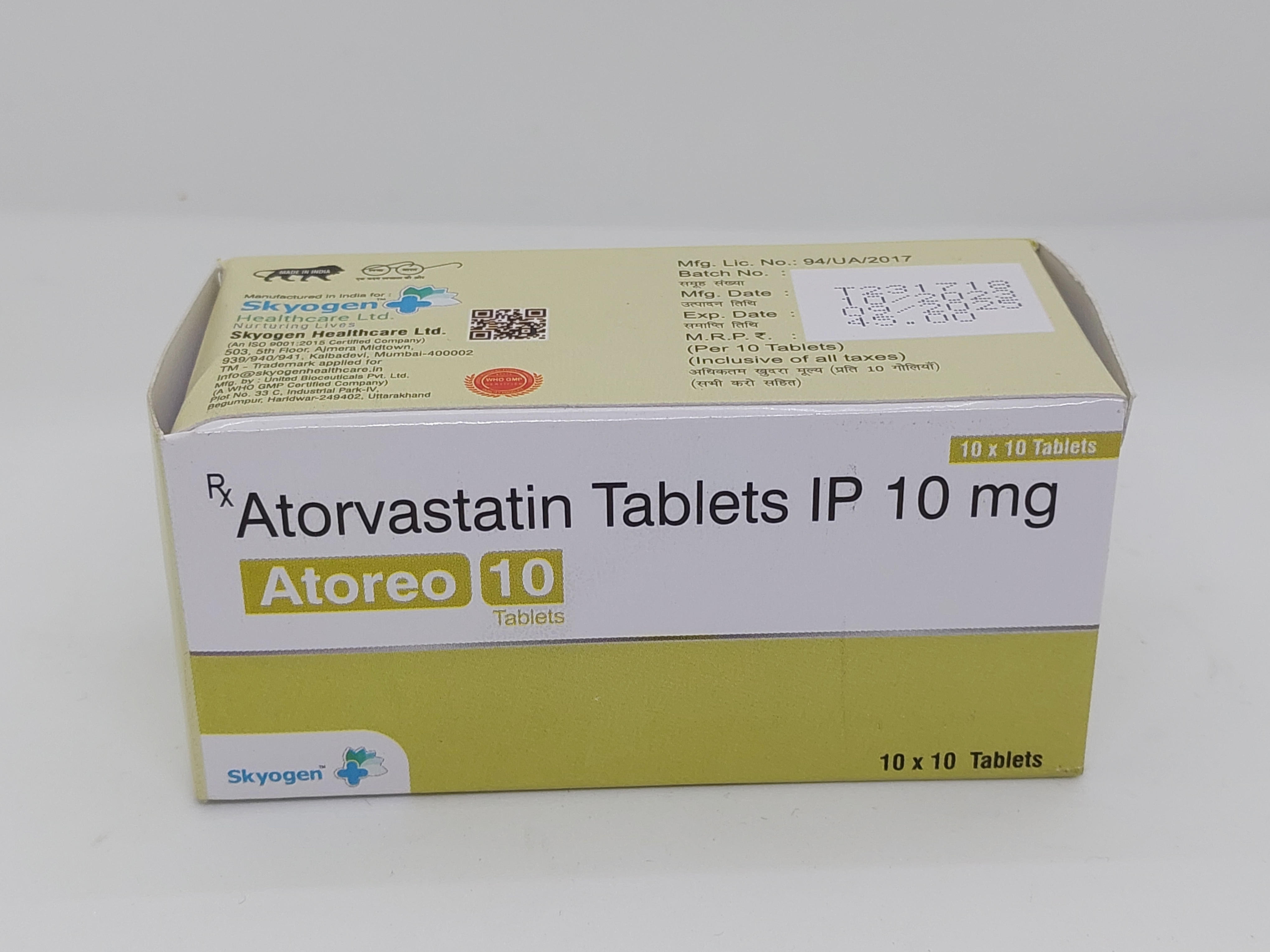 ATORVASTATIN 10MG