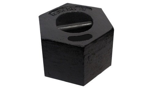 CAST IRON WEIGHT 50 KG with  M1 class NABL प्रमाणपत्र