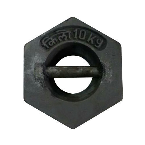 CAST IRON WEIGHT 10 KG with  M1 class NABL Certificate
