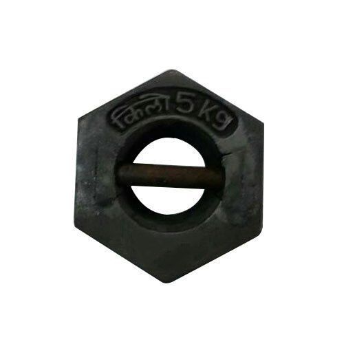 CAST IRON WEIGHT 5 KG with  M1 class NABL Certificate