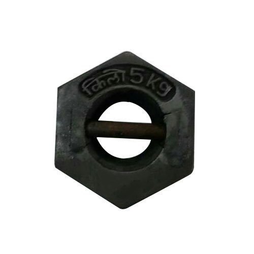 CAST IRON WEIGHT 5 KG with  M1 class NABL प्रमाणपत्र
