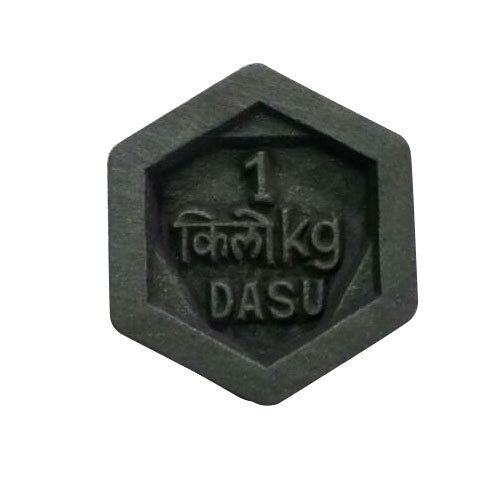 CAST IRON WEIGHT 1 KG with  M1 class NABL प्रमाणपत्र