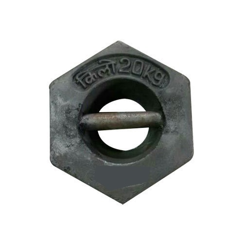 CAST IRON WEIGHT 20 KG with  M1 class NABL प्रमाणपत्र