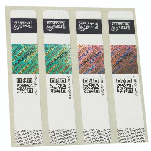 Holographic Paper Label