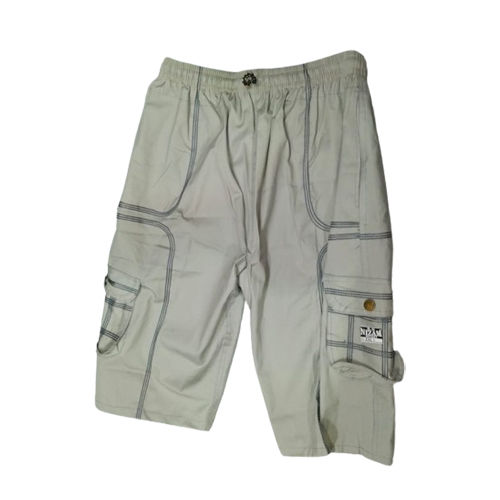 Different Available Mens White 6 Pocket Shorts