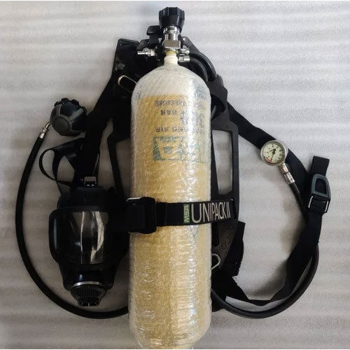 Msa Unipack Self Contained Breathing Apparatus With Steel Cylinder (Scba) Usage: Firefighting And Emergency Use