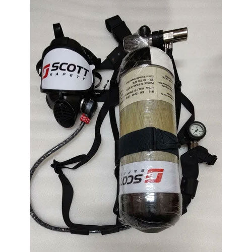 Green 3M Scott Sigma 2 Self Contained Breathing Apparatus Set 45Mint 300 Bar (Scba)