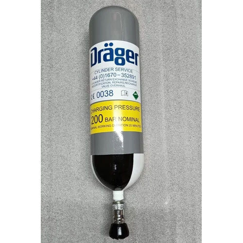 Drager 200 Bar Cylinder For Pcp Air Gun Refilling And For Scuba