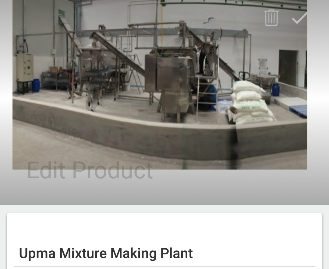 Upma Mixture Making Plant