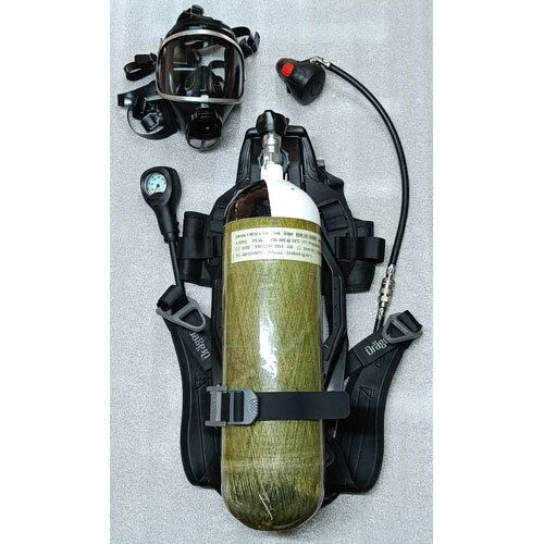 Drager Self Contained Breathing Apparatus With Carbon Composite Cylinder (CFK) SCBA