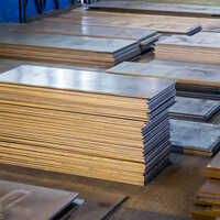 11% To 12% Manganese Steel Plates - Manganese Steel, Polished Silver Finish , Construction Application With Plate Shape Design