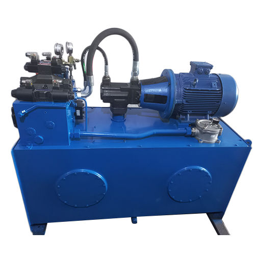 Blue Paint Coated 15 Hp Hydraulic Power Pack