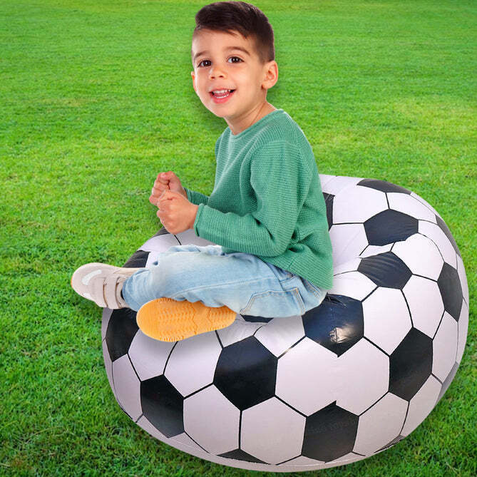 FOOTBALL SOFA CARTOON STYLE INFLATABLE FOLDING CHAIR (17732)