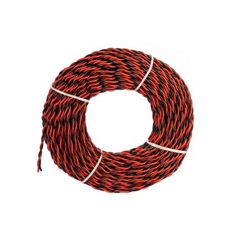 Electric Copper Flexible Cable - Color: Red