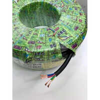 4 Core Round Multicore Cable - Color: Black