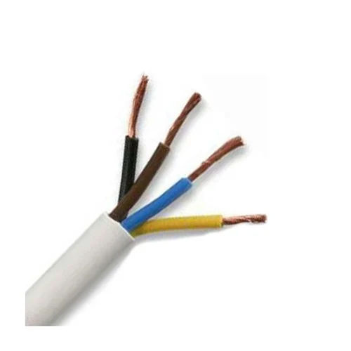 White Flexible Multi Round Core Cable